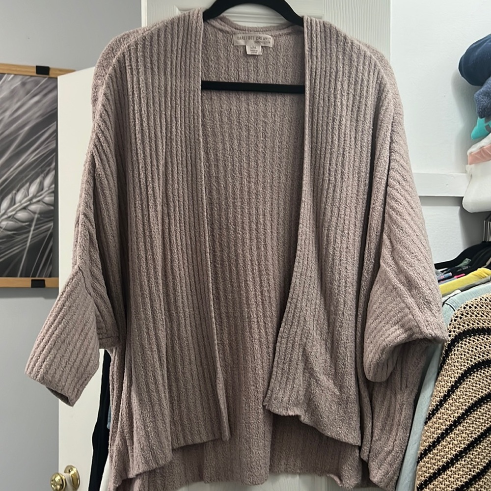 Thick Blush Pink slouchy cardigan